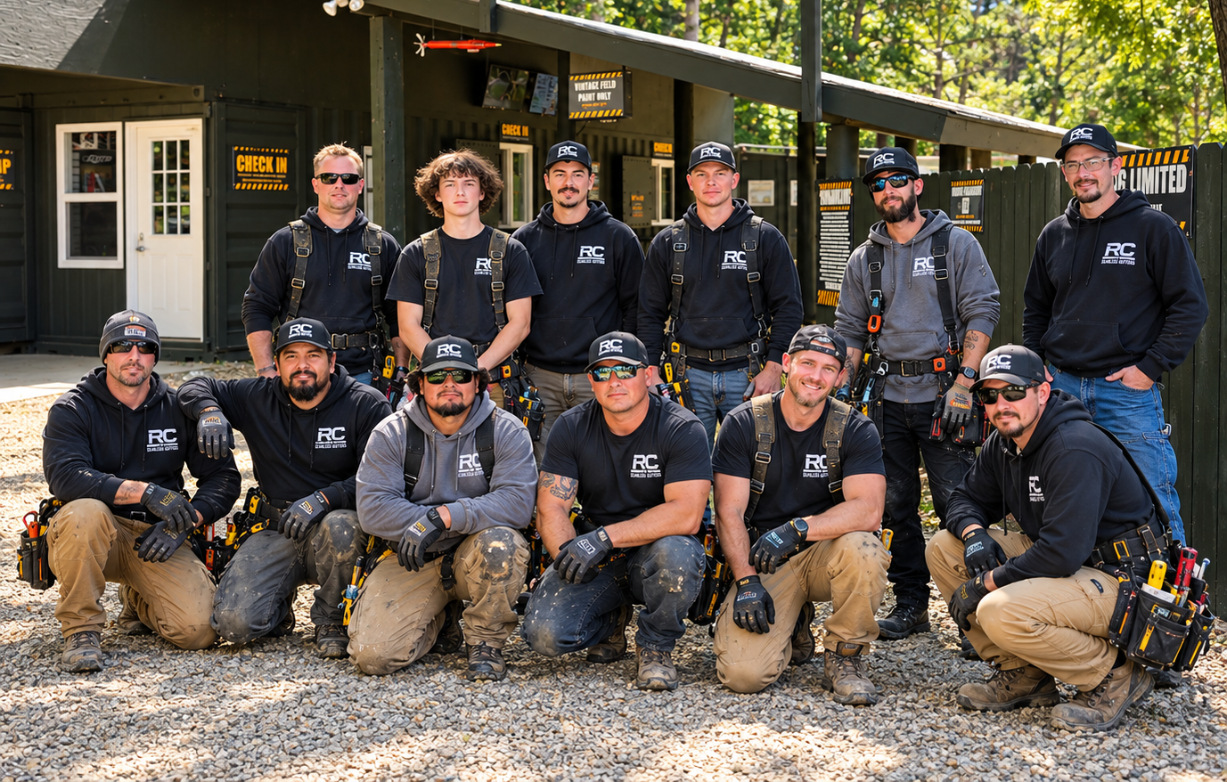RC Seamless Gutters crew at work