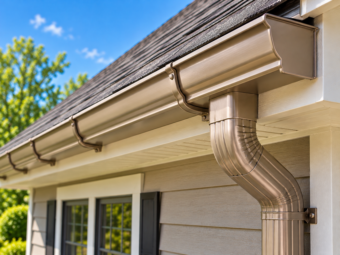 5" K Style Seamless Gutters